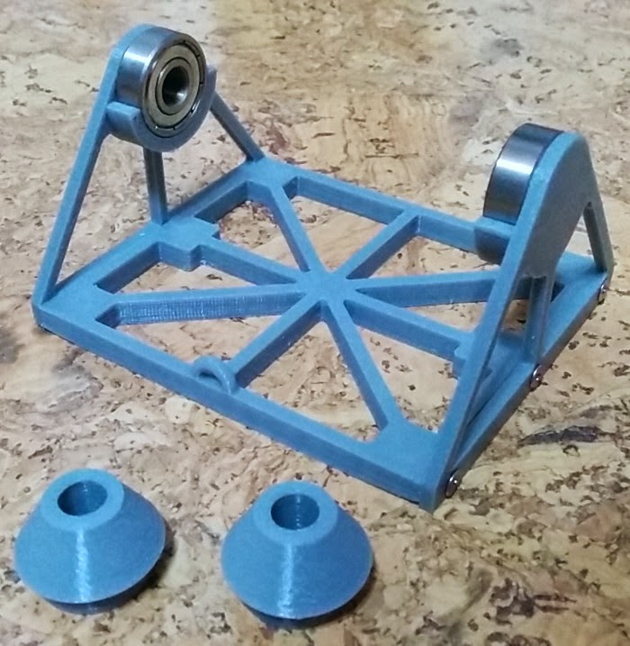 Solder spool holder - big spool